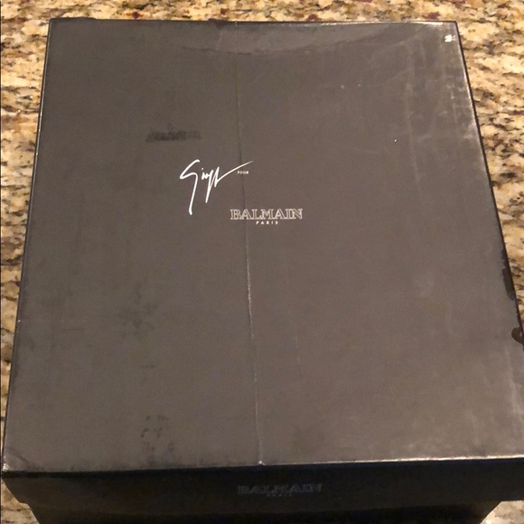 🆕Giuseppe x Balmain Suede Camel Shoe Sz 40 💯 BNIB - Picture 8 of 8